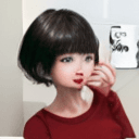 AI generated: (25:1.3) year old (sexy:1.3) (asian:1.1) (woman:1.1) with (dark:1.2) short hair, red eye shadow, wea...