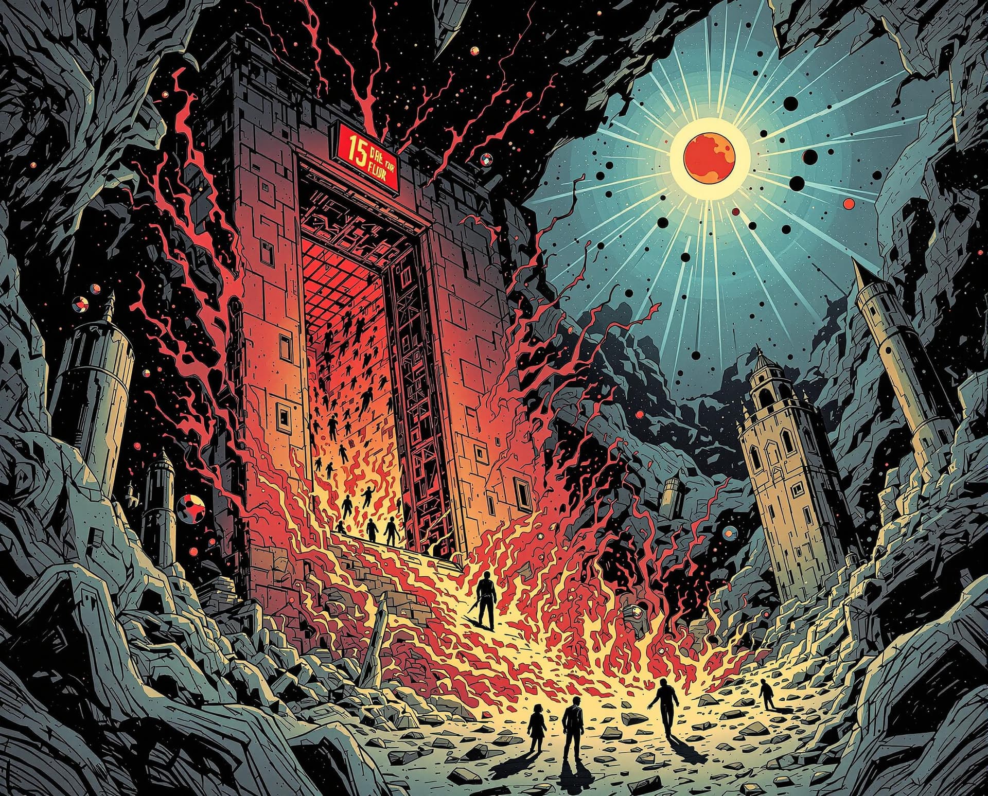 AI generated: Whether you’re dodging cosmic beasts or just taking a wrong turn into the unknown, today’s theme is ...