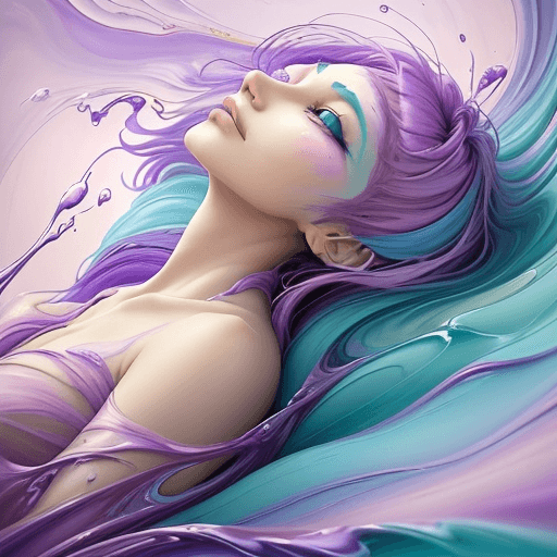 AI generated: envision an abstract oil painting that captures the eye of a dreamer, where the colors transcend rea...