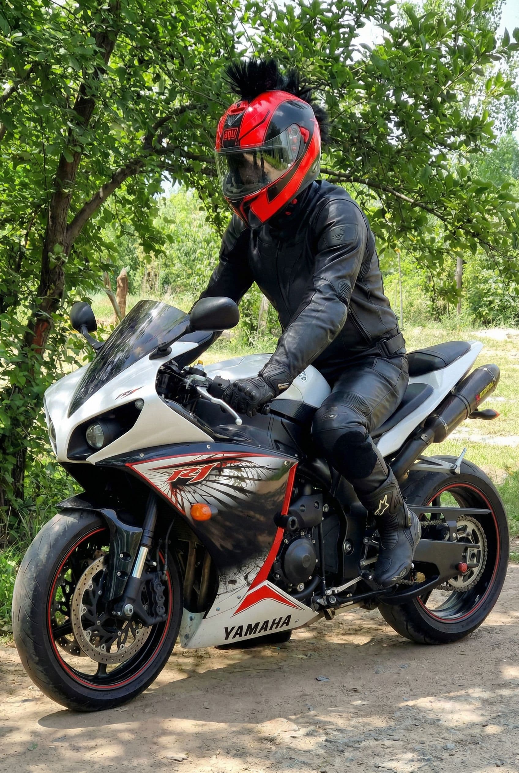 AI generated: Change the helmets