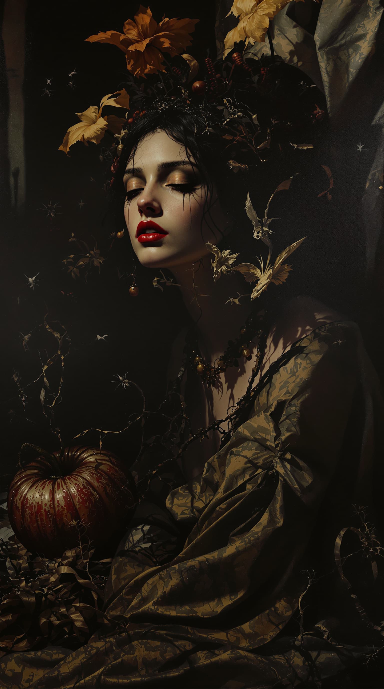 AI generated: A Renaissance-style painting influenced by Caravaggio and Banksy with subtle elements of Lucian Freu...