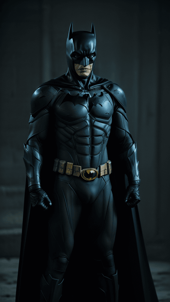 AI generated: (8k, RAW photo, best quality, master:1.2), (realistic, photo-realistic:1.37), ultra detailed, "Batma...
