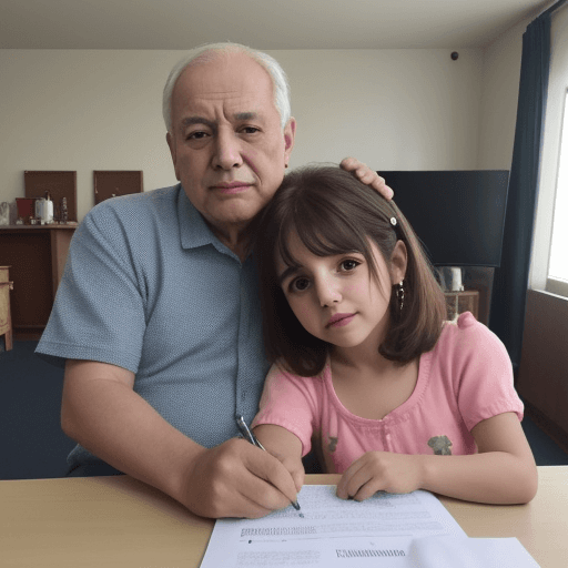 AI generated: 
Mis papas me dan una buena noticia
en la sala y me veo muy emocionadi
