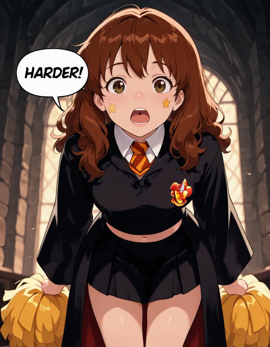Speech Bubble / "Harder!"