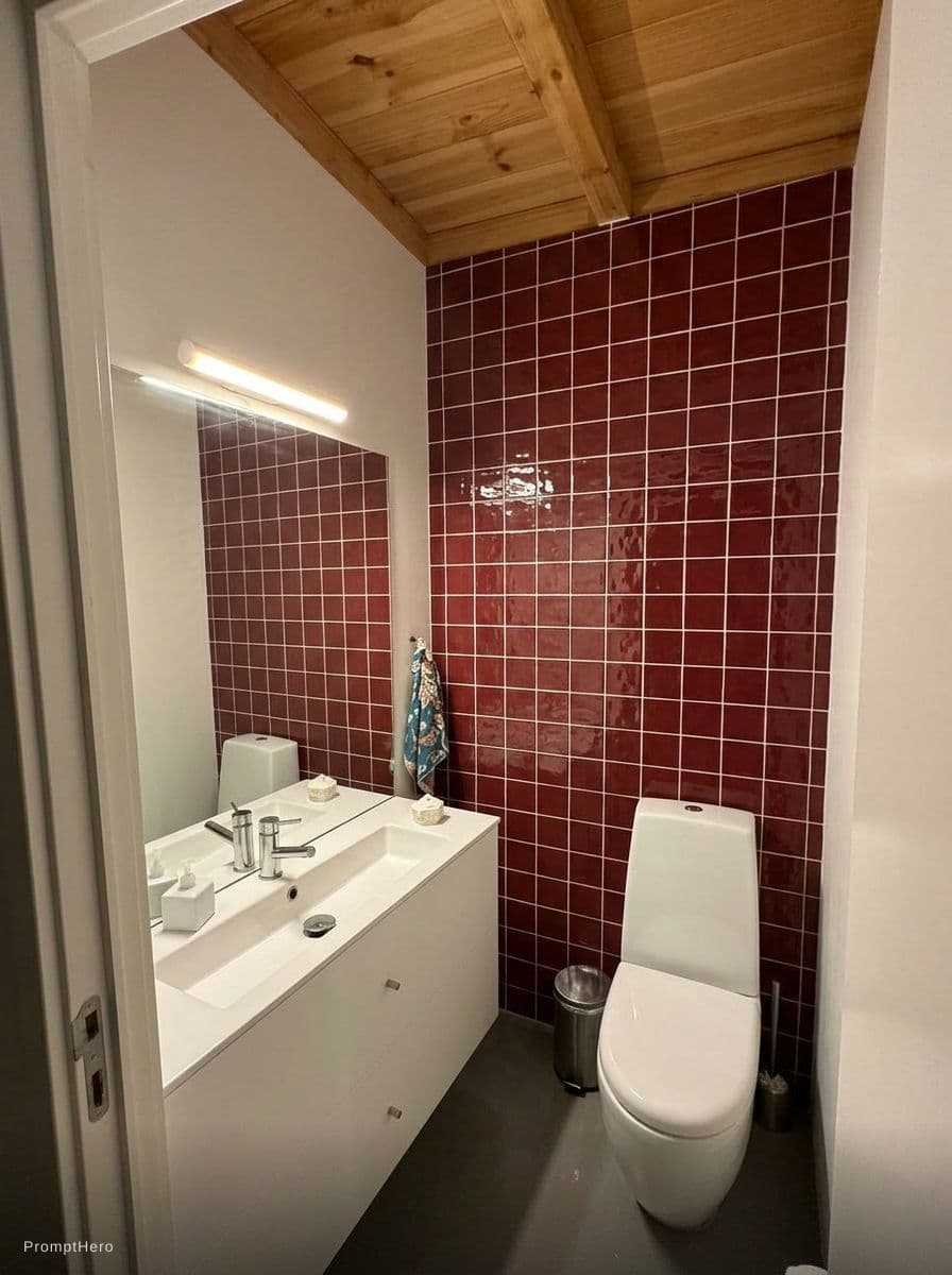 AI generated: Instead of the gallery wall put these tiles