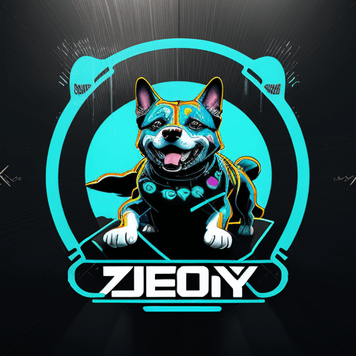 AI generated: Create Logo Concepts A Posting, dynamic style, Animals, Dog, dance music, complete picture, cyberpun...