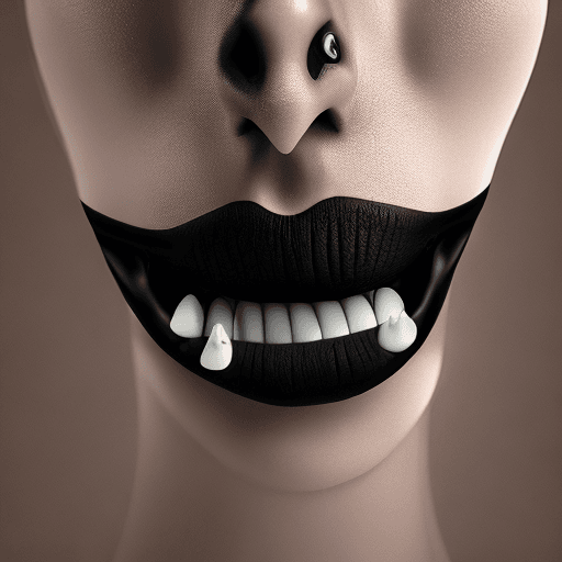 AI generated: totally black background, nose bone correction, no boarder, 8k
