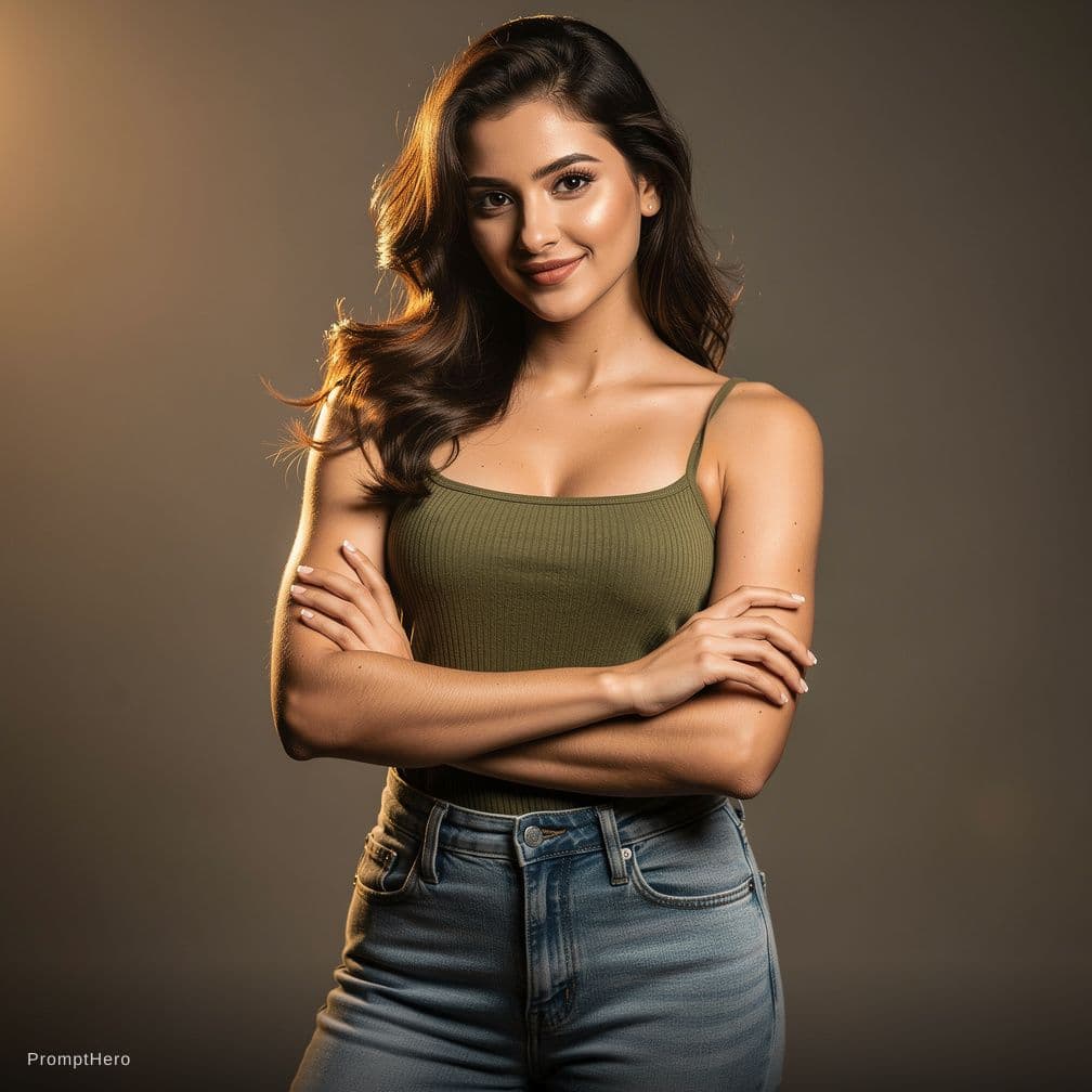 AI generated: sexy woman hold tits 