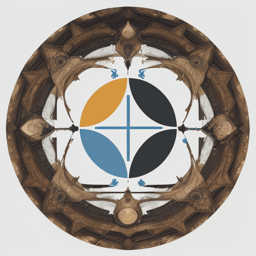 AI generated: "Introducing the emblem representing the Cultural Tourism Convergence Research Institute:

At the he...