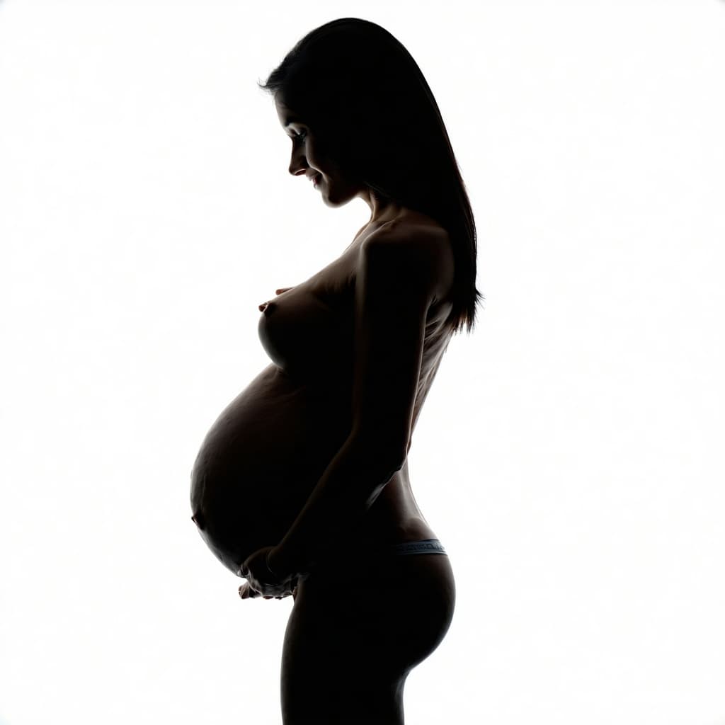 Stable Diffusion  prompt: Hyperpregnancy 