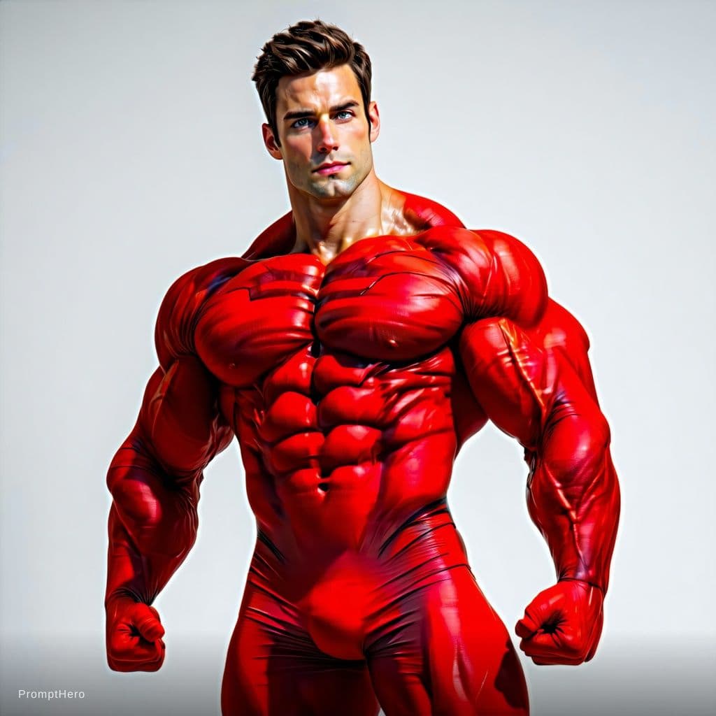 AI generated: A hyper-realistic, muscular Omni-Man (Nolan Grayson) from Invincible, standing in a powerful and dyn...