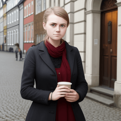 AI generated: a danish young woman 