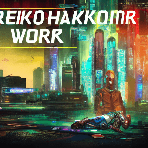AI generated: cyberpunk wonem worrior