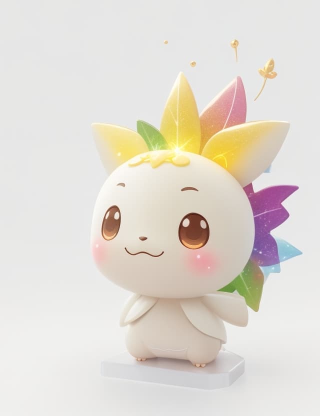 AI generated: ( volumatric lighting , very detail face ,white background)), 3D model , Nendoroid style, Japanese m...