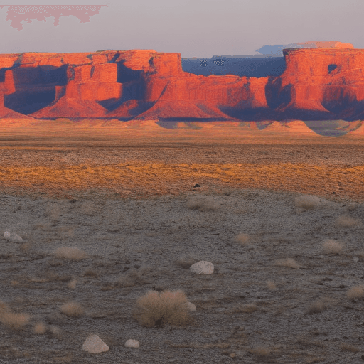 AI generated: rugged, arid terrain,
vast desert expanses,
canyons,
striking white sandstone cliffs and towers,
int...