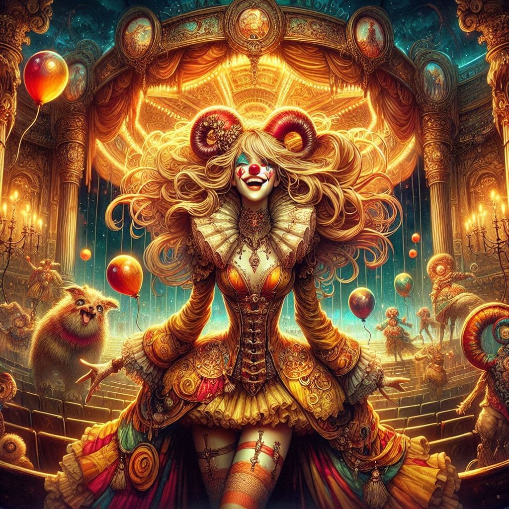 AI generated: digital art, highly detailed, diney-pixar style, best quality, fantastic victorian baroque scenery, ...