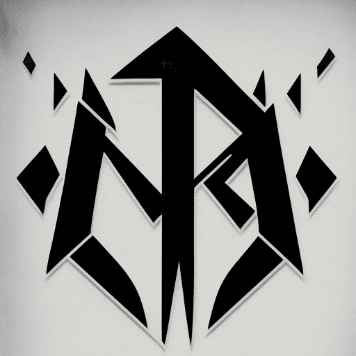 AI generated: Imagine "Ephylon" written in a black metal font, characterized by sharp, angular edges and an intens...