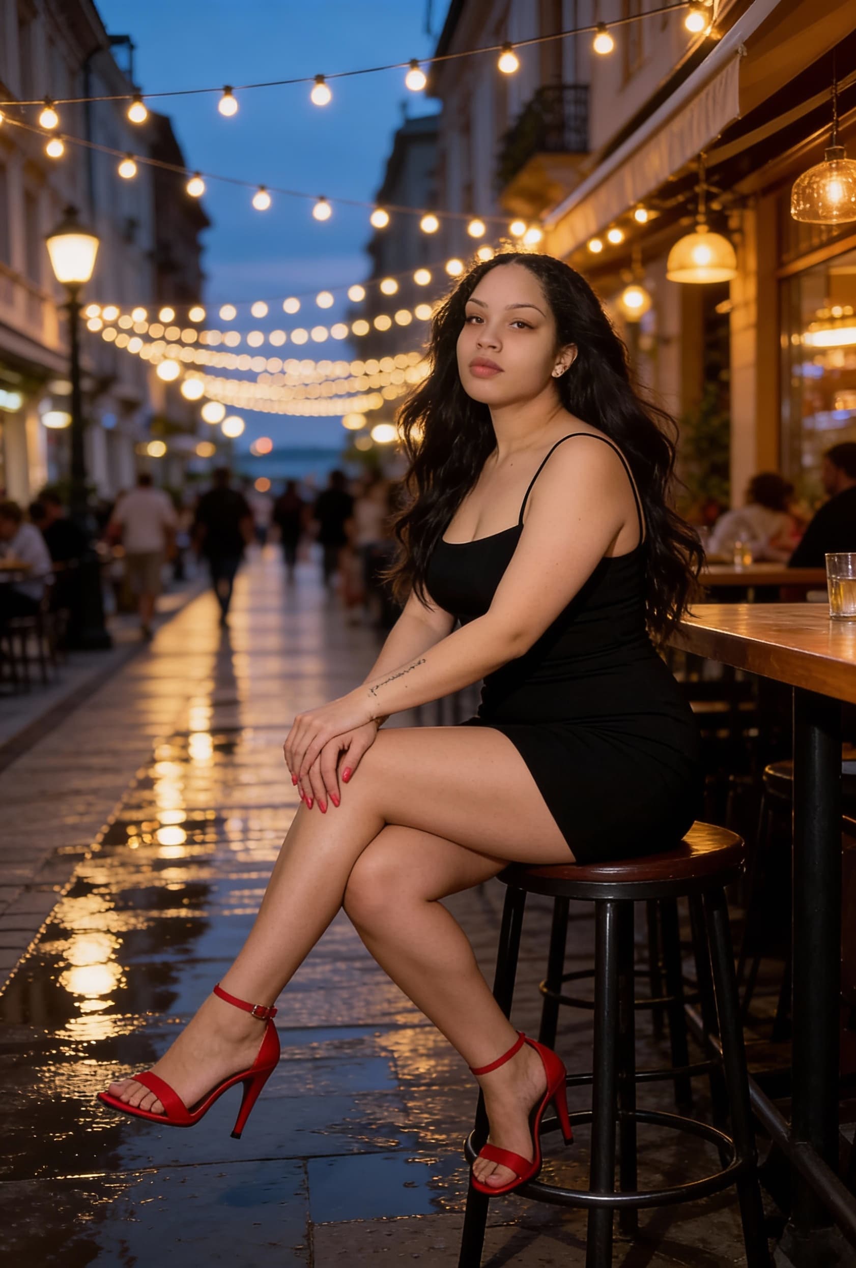 AI generated: A high-quality, realistic photograph, A high-quality, realistic photo, a captivating fashion and lif...