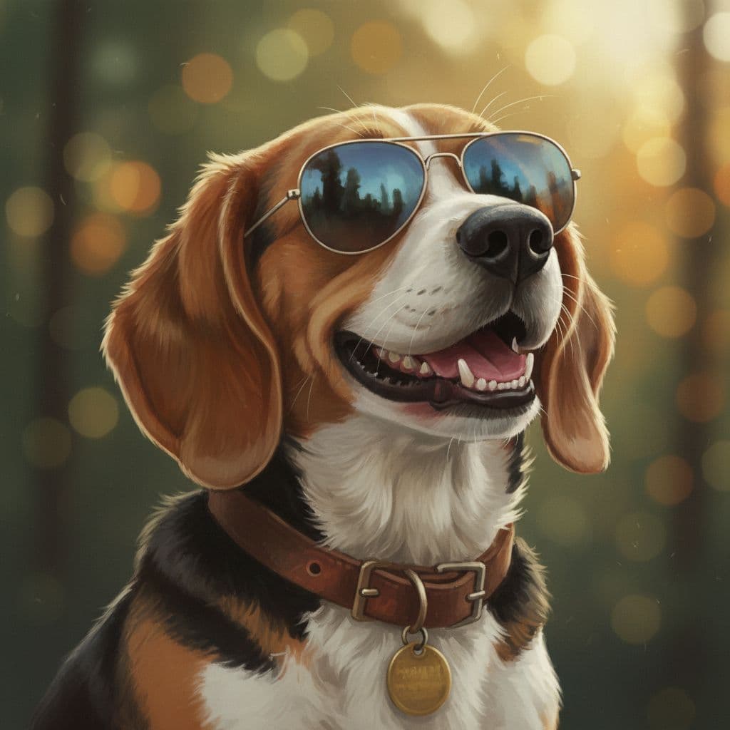 AI generated: highly detailed matte painting stylized three quarters portrait of an anthropomorphic rugged happy b...