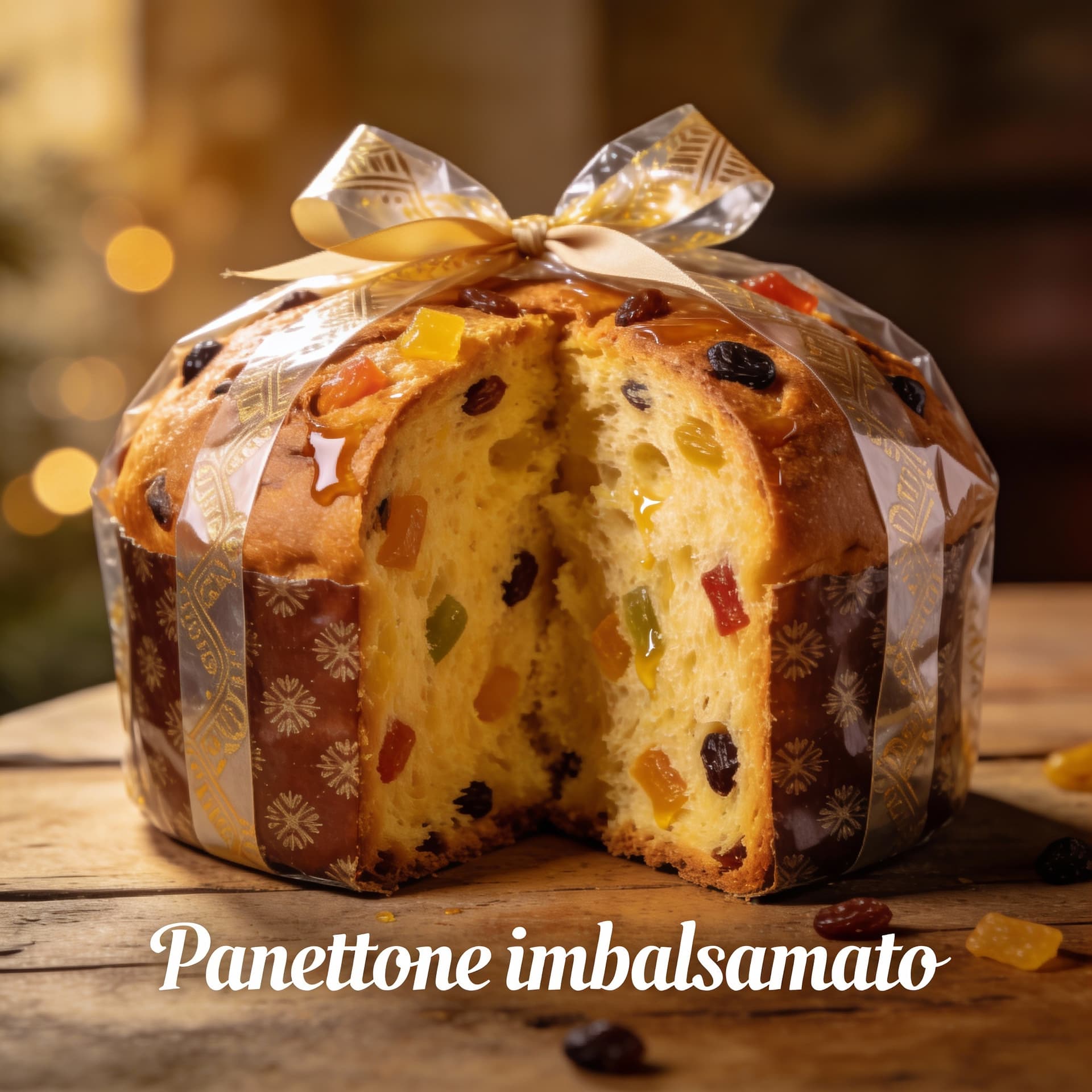AI generated: Panettone imbalsamato