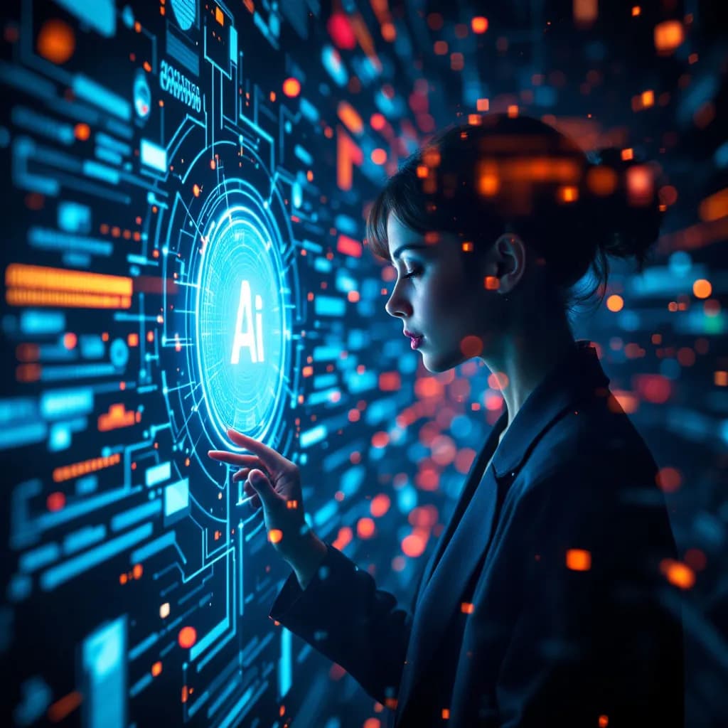 AI generated: i'd like an image about how AI can help professionals in the adverstising
