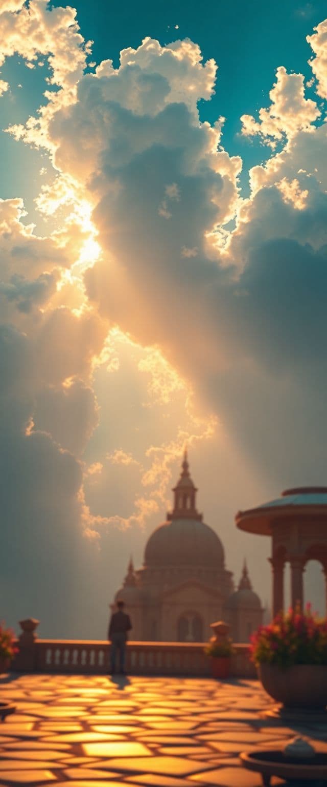 AI generated: heaven .
Hyperrealistic. HDR .8k . Hyper details. 