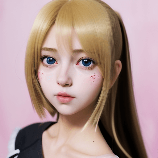 AI generated: Girl, Facesitting, anime,