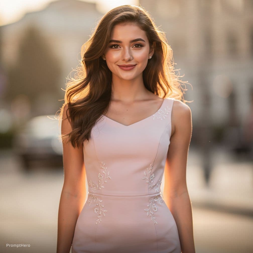 AI generated: Beautiful girl with cute face completely naked