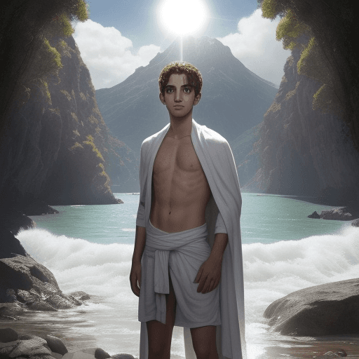 AI generated: Imagina una portada que encapsule la esencia mística y el viaje espiritual del protagonista de "El A...