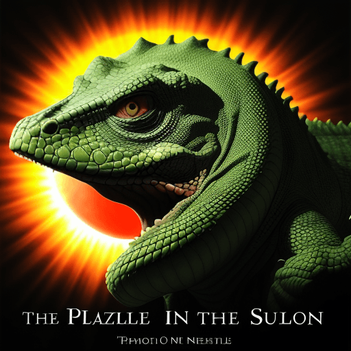 AI generated: the reptile swallowed our sun