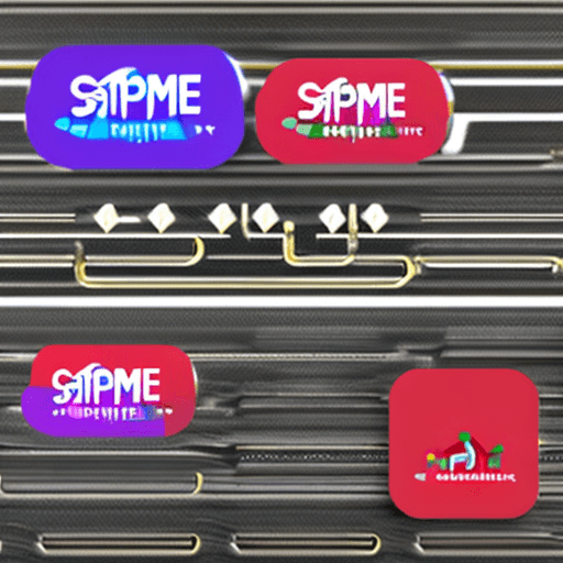 AI generated: the logotype of SAASMYPME company, modern, cloud service business