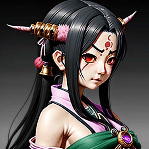 AI generated: Mitsuri Kanroji 
(From demon slayer) 
Realistic 