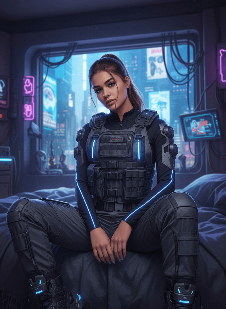 AI generated: Techwear fashion Realistic,RAW photo,Sony Alpha A7 II Mirrorless Digital Camera,Canon EF 24-70mm f/2...