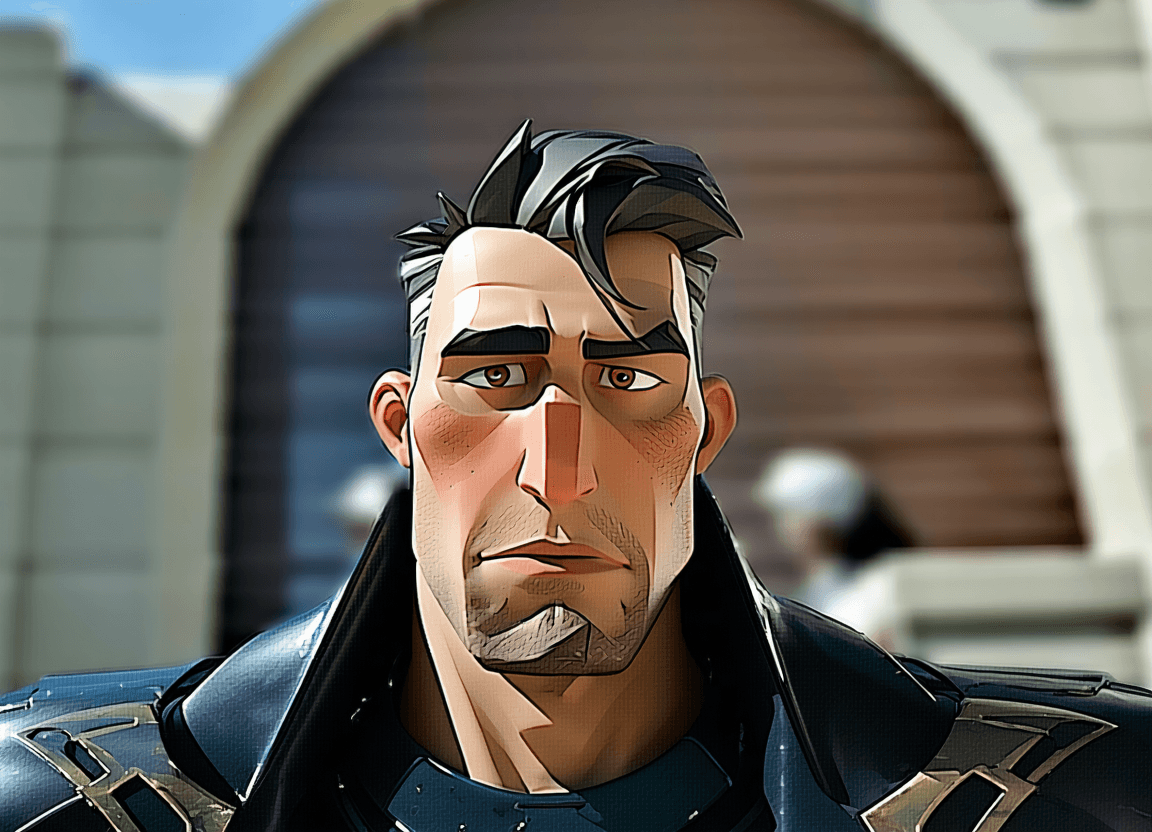 AI generated: Moe Meyer, a highly detailed digital character created on ArtStation, is a concept art piece. It fea...