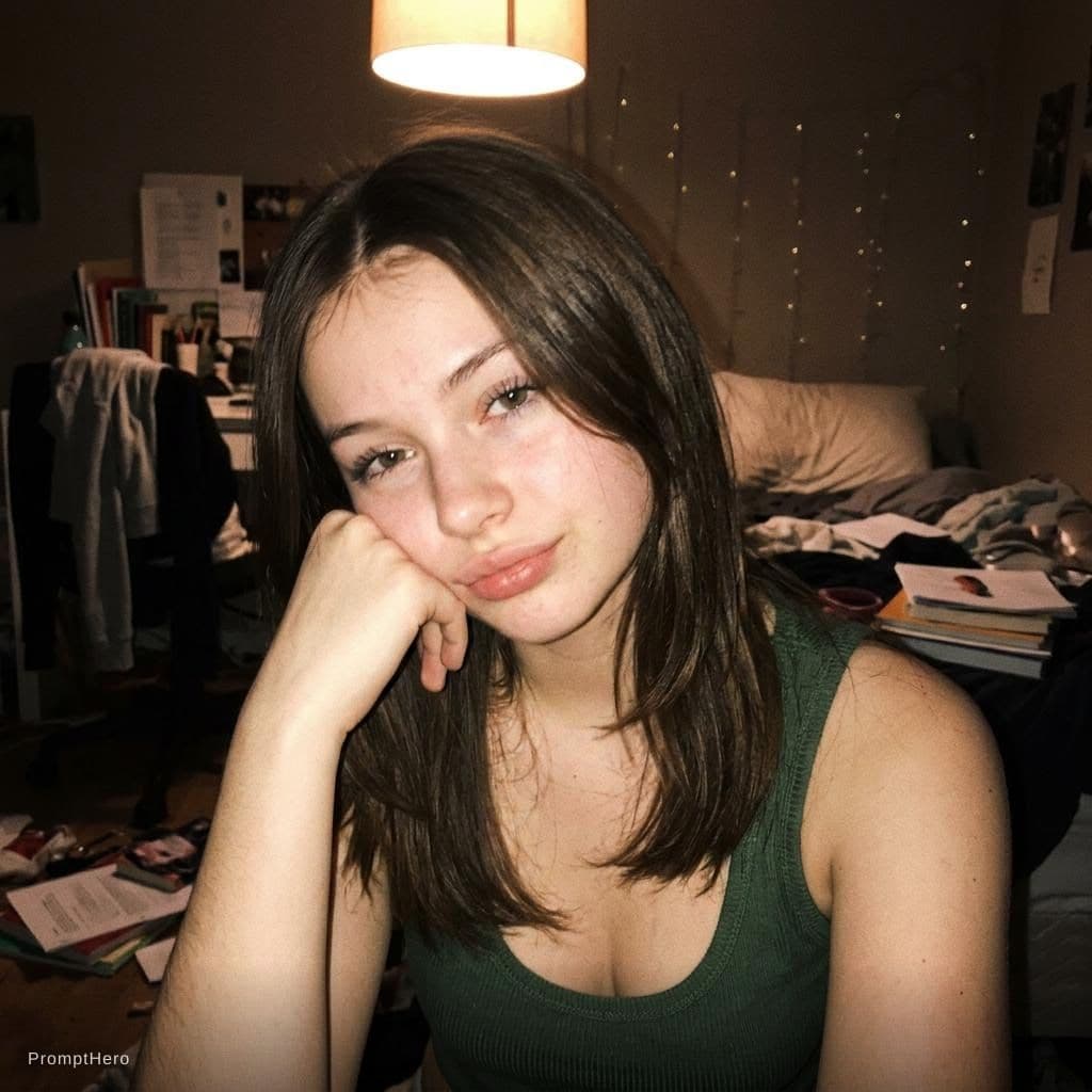 AI generated: An extremely mediocre iPhone front camera selfie, with no clear subject or proper framing — chaotic,...