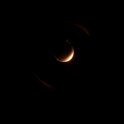 AI generated: 4K photo of a partial solar eclipse