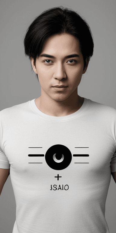 AI generated: He is intuitive, flexible, and patient. This male in T shirt exudes a practical aura, coupled with a...