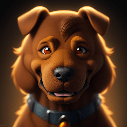 AI generated: scooby doo, portrait, dog, light brown hair, sharp focus, digital art, single subject, concept art, ...