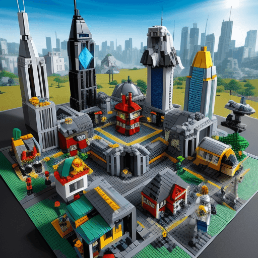 AI generated: lego alien empire
mega modern town 