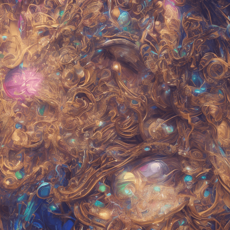 AI generated: classical music, 35mm lens, beautiful macro close-up imagery, vibrantly lush neon lighting, volumetr...