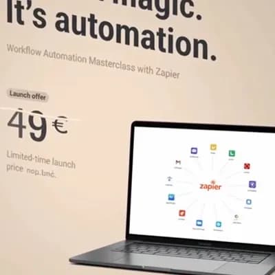 AI generated video: Minimalist high-end advertising poster with a clean, premium lifestyle-tech aesthetic.
Soft warm bei...