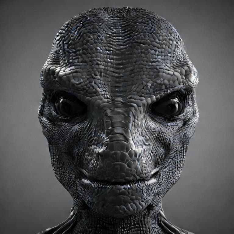 AI generated: 👽 Criatura Extraterrestre creada por IA.
 Les dejo el prompt que usé por si les sirve como guia: A...