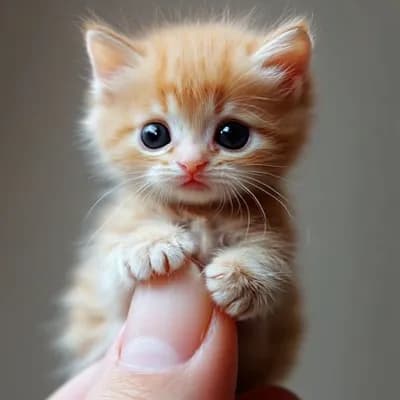 AI generated video: Cute little whisker, turns into lion and Roar loud