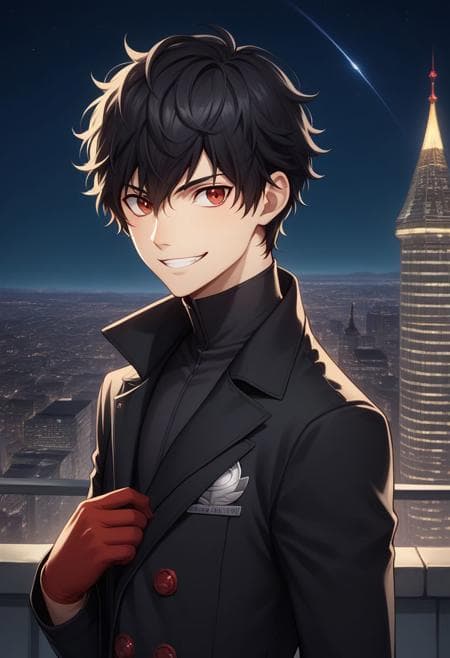 Ren Amamiya / Akira Kurusu / Joker / MC - Persona 5 (Commission)
