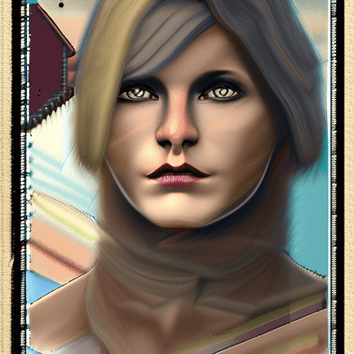 AI generated: ingawendy griffin savino ps1, in the style of realistic fantasy artwork, urban and edgy, realistic h...