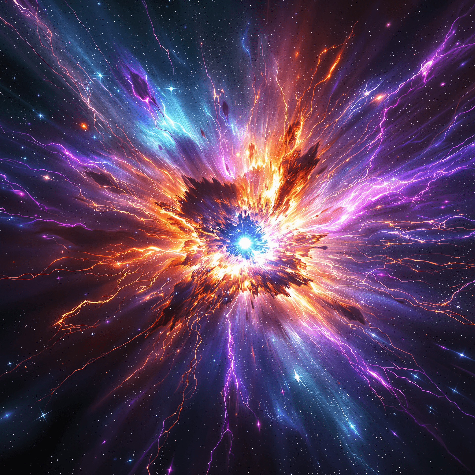 AI generated: A breathtaking, scientifically accurate supernova exploding in the depths of space, captured in ultr...