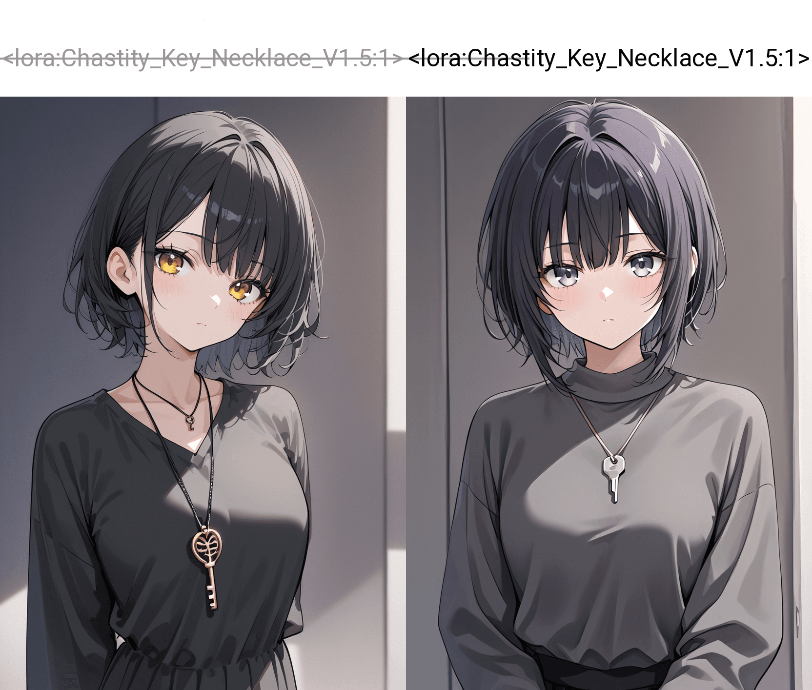 Chastity Key Necklace