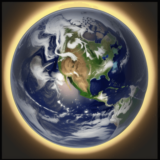 AI generated: Alternative Earth