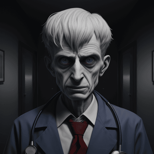 AI generated: Psycho and mental doctor wolk,4k, ulra hd 