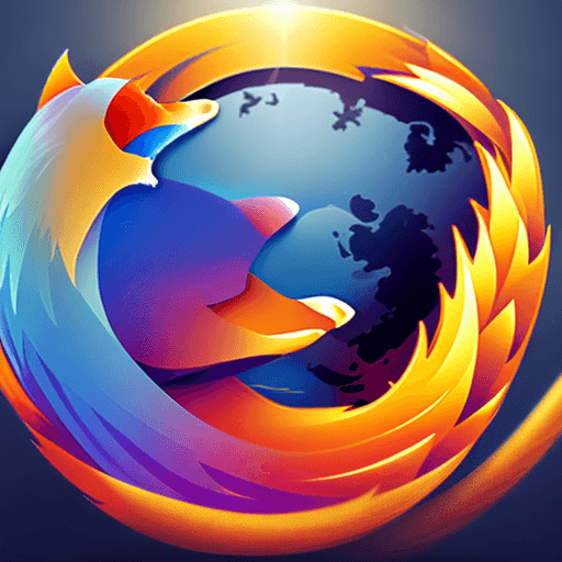 AI generated: if firefox browser was human 